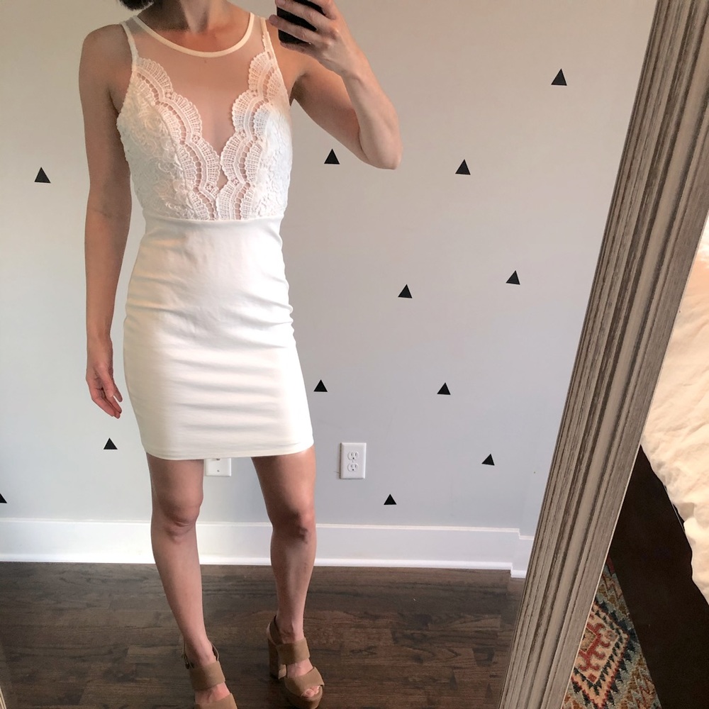 White Bodycon Dress